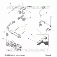SISTEMA DE COMBUSTIBLE, RAIL, LINES AND THROTTLE BODY