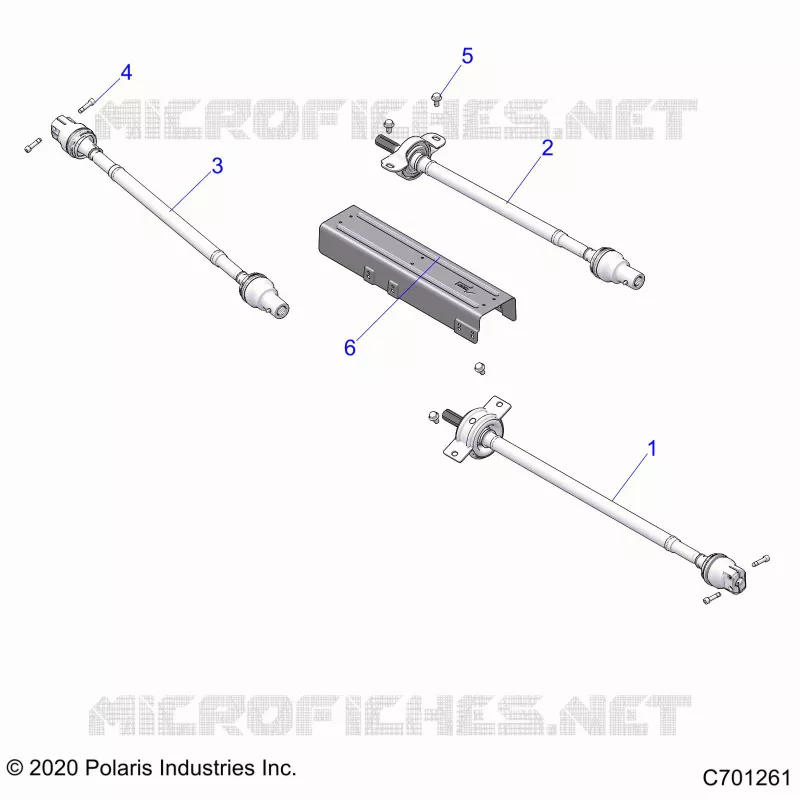 TREN, FRONT, MID, REAR PROP SHAFT