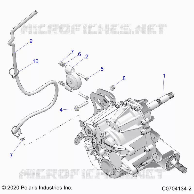 TREN, MAIN GEARCASE MOUNTING