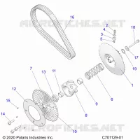 TREN, SECONDARY CLUTCH/BELT
