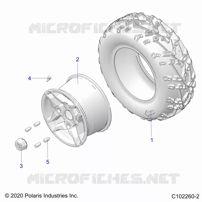 RUEDAS, REAR TIRE