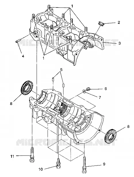 CAJA DEL CIGÜEÑAL ASSEMBLY 440 / 0930760 and 440 SKS / 0930560 (4922932293028A)