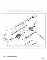 DRIVE TRAIN, PRINCIPAL GEARCASE