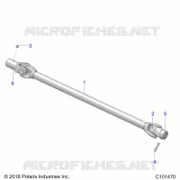TREN, PROP SHAFT, FRONT