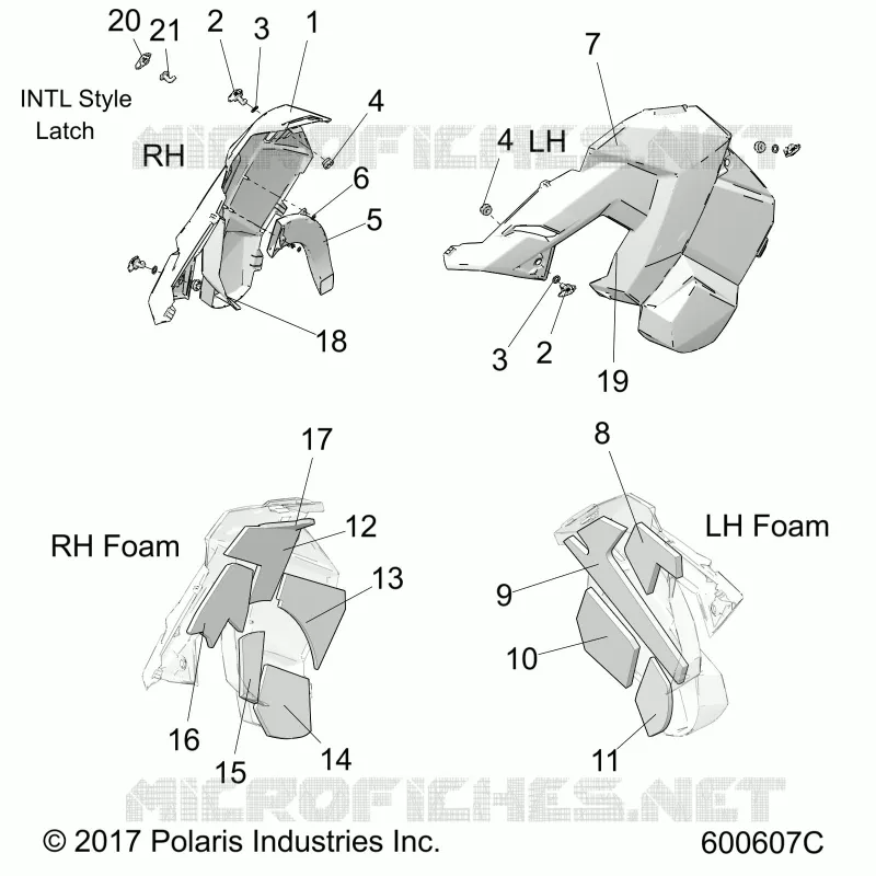 BODY, SIDE PANELS