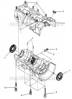 CAJA DEL CIGÜEÑAL ASSEMBLY 500 EFI 0963774 and EUROPEAN 500 EFI E963774 (4936183618C007)