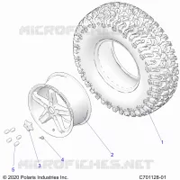 RUEDAS, FRONT/REAR