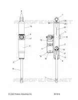 SUSPENSION, SHOCK TRASERO TRACK
