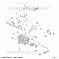 ENGINE, TOMA DE AIRE SYSTEM