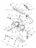 CUERPO DE MARIPOSA ASSEMBLY 500 EFI / 0930674 and  500 EFI SKS / 0930574 (4922962296033A)
