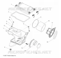 MOTOR, TOMA DE AIRE SYSTEM