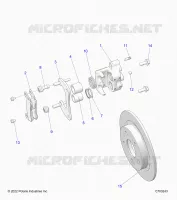 BRAKES, PINZA FRENO TRASEIRA