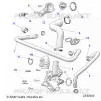 MOTOR, WATERPUMP AND BYPASS