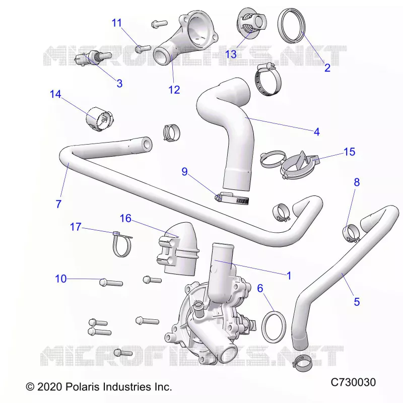 MOTOR, WATERPUMP AND BYPASS
