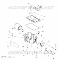 MOTOR, TOMA DE AIRE SYSTEM