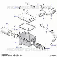 ENGINE, TOMA DE AIRE SYSTEM