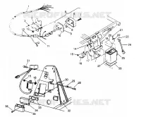 ELECTRICA/LUZ DE LA COLA ASSEMBLY 6X6 300 W948730 (4926792679C012)