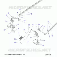 CHASSIS, PROTECCIÃ³N DEL EMBRAGUE, FOOTRESTS, TUNNEL GRIPS
