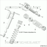 SUSPENSION, CHOQUE FRONTAL MOUNTING