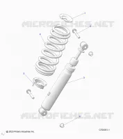 SUSPENSION, CHOQUE FRONTAL MOUNTING