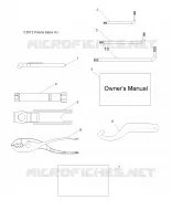 REFERENCES, KIT DE HERRAMIENTA and EL MANUAL DEL PROPIETARIOS