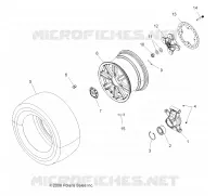 RUEDAS, REAR and HUB
