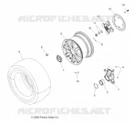 RUEDAS, REAR and HUB