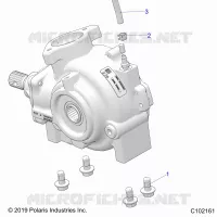 TREN, GEARCASE MOUNTING, FRONT