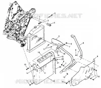PARAGOLPES Y ESCUDOS Sport 400L W97BA38C and Trail Blazer W97BA25C (4940124012A007)