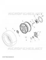 RUEDAS, REAR AND HUB