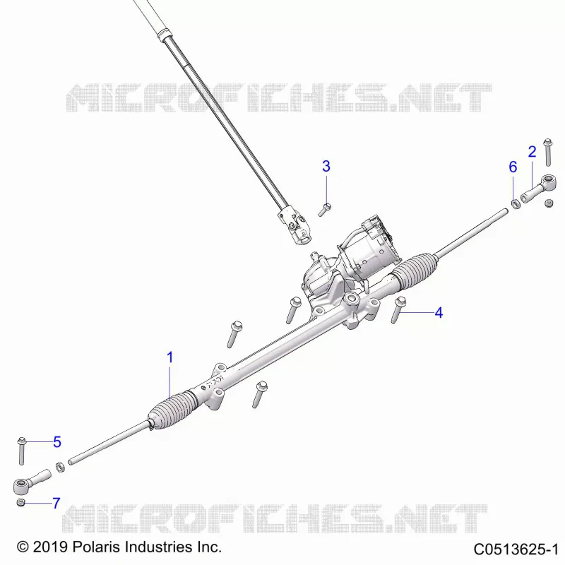 DIRECCION INFERIOR STEERING ASM.