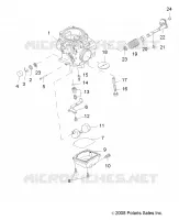MOTOR, CARBURADOR, LOWER