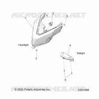 ELECTRICA, HEADLIGHT AND TAILLIGHT