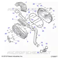 TREN, CLUTCH COVER AND DUCTING