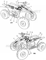 ETIQUETAS Scrambler 400L W97BC38C (4939893989A014)