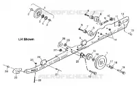montaje en carril (SUSPENSION) 500 RMK 0982964 and EUROPEAN 500 RMK E982964 (4942634263B012)