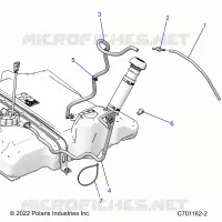 SISTEMA DE COMBUSTIBLE, FUEL LINES, STD.