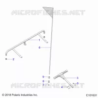 BODY, ACCESSORY PARACHOQUES, FLAG, AND PASS HANDLE