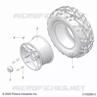 RUEDAS, REAR TIRE