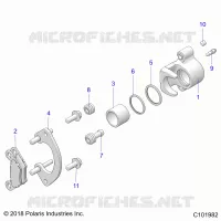 BRAKES, PINZA TRASERA
