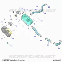 DRIVE TRAIN, TAPA DEL EMBRAGUE AND DUCTING