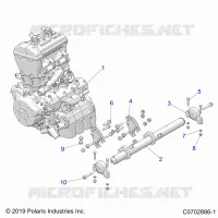 MOTOR, MOUNTING & LONG BLOCK