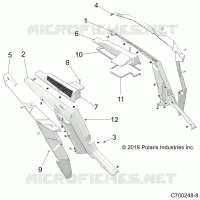 GUARDABARROS TRASEROS AND BEZELS- Z20NAE99AC/AL/AN/BC/BL/BN/K99AF/AK/BF/BK/M99AL/R99AZ/BZ (C700248-8)