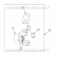 GOBIERNO, KNUCKLE, RIGHT W/OFFSET EXTENSION