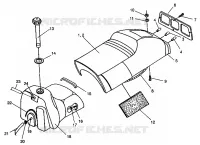 ASIENTO Y tanque de gas ASAMBLEA 440 XCR SP 0941660 (4927082708002A)