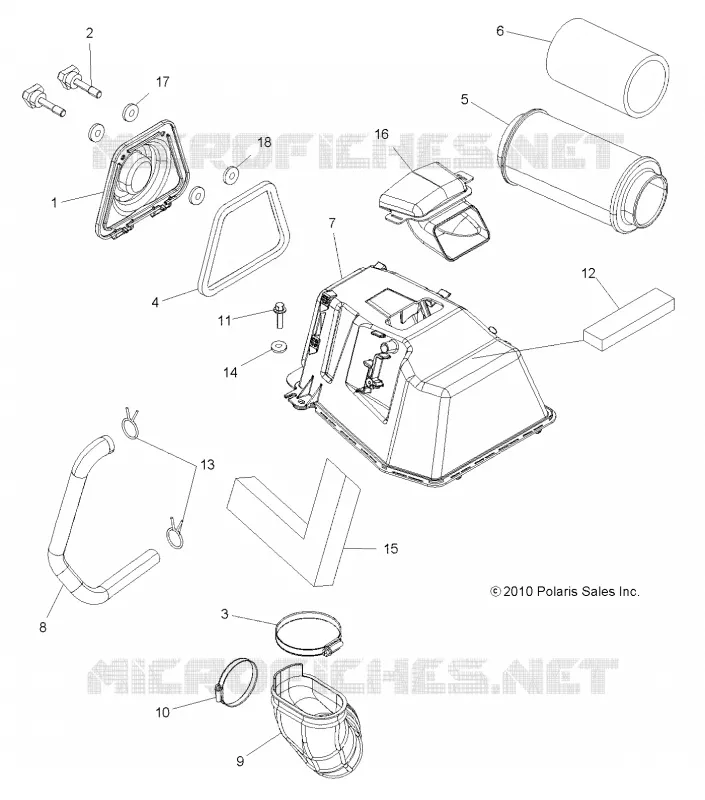 MOTOR, TOMA DE AIRE (BUILT 10/22/10 AND BEFORE)
