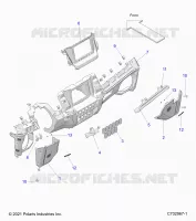 TABLERO LOWER, RIDE COMMAND