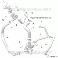 MOTOR, WATERPUMP AND BYPASS