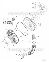 DRIVE TRAIN, TAPA DEL EMBRAGUE AND DUCTING