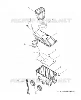 MOTOR, CAJA FILTRO DE AIRE